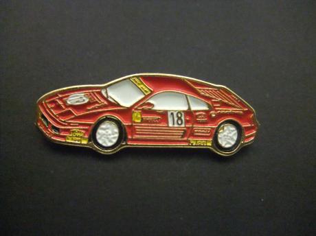 Ferrari F 345.(Spider)uitgegeven door Ferrari Challence georganiseerd door de Ferrari Club Nederland. rood model sportwagen